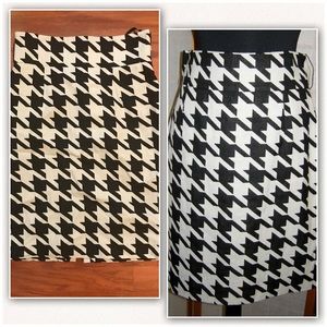 Antonio Melanie Houndstooth skirt